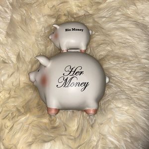 His and hers piggy bank